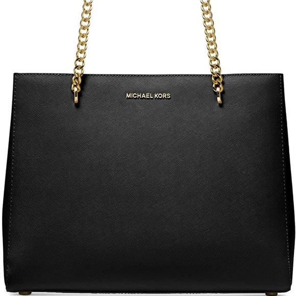 Michael Kors Ellis Large Leather Chain Tote: NWT